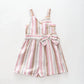 Striped Bow Playsuit Ollies Place