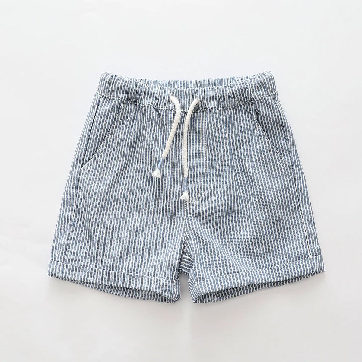 Striped Denim Shorts Ollies Place