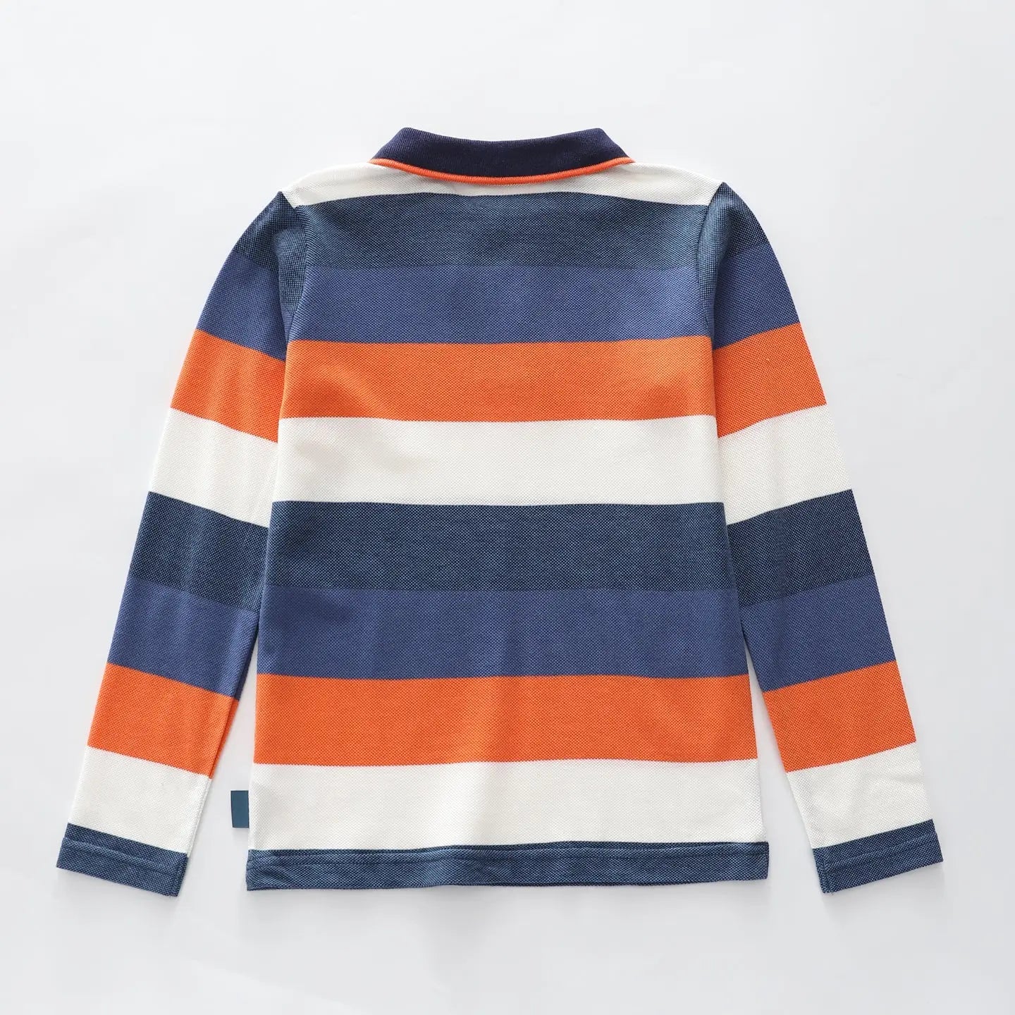 Striped Pique Polo Shirt Ollies Place