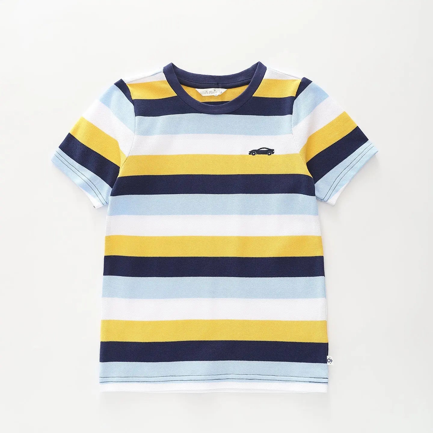 Striped Pique T-shirt Ollies Place