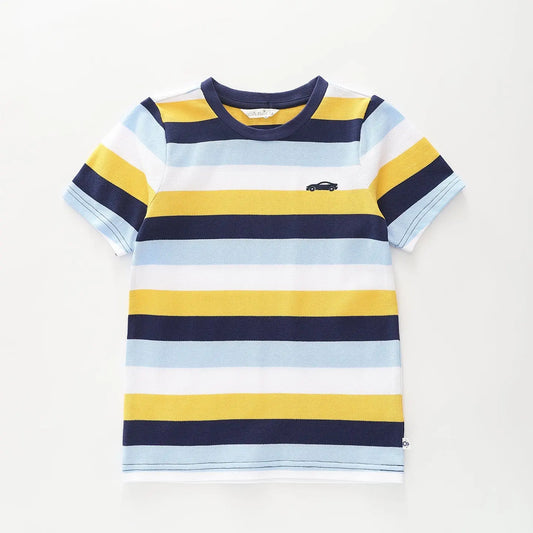 Striped Pique T-shirt Ollies Place