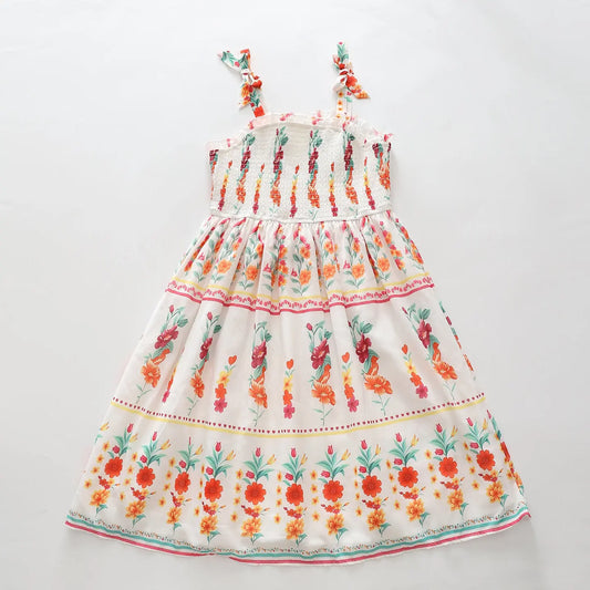 Summer Florals Print Sun Dress Ollies Place