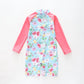 Summer Florals Rashie Swimsuit Ollies Place
