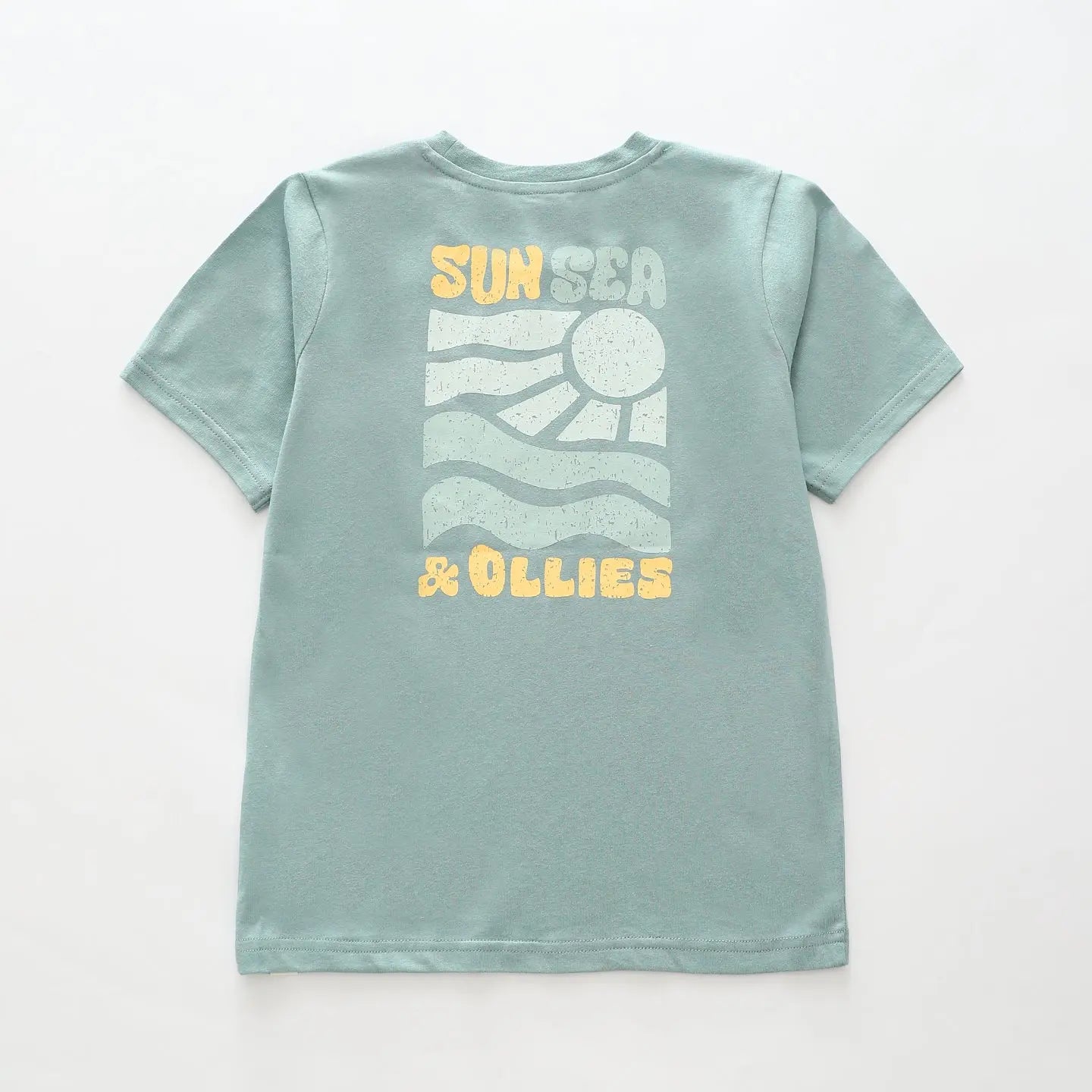 Sun, Sea and Ollies Green Tee Ollies Place