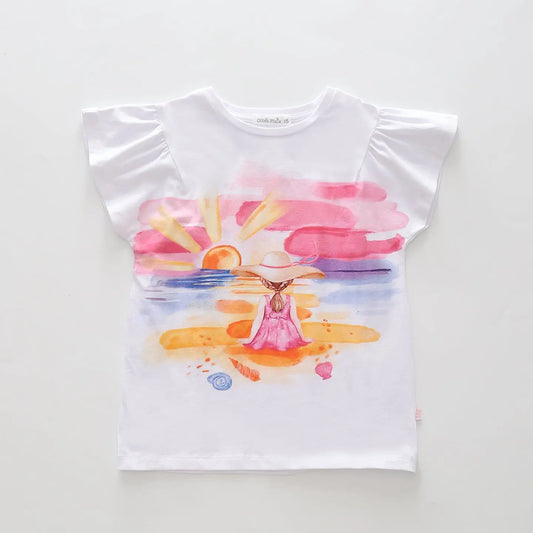 Sunset Beach Tee Ollies Place