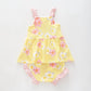 Sunshine Frangipani Top With Matching Bloomers Ollies Place