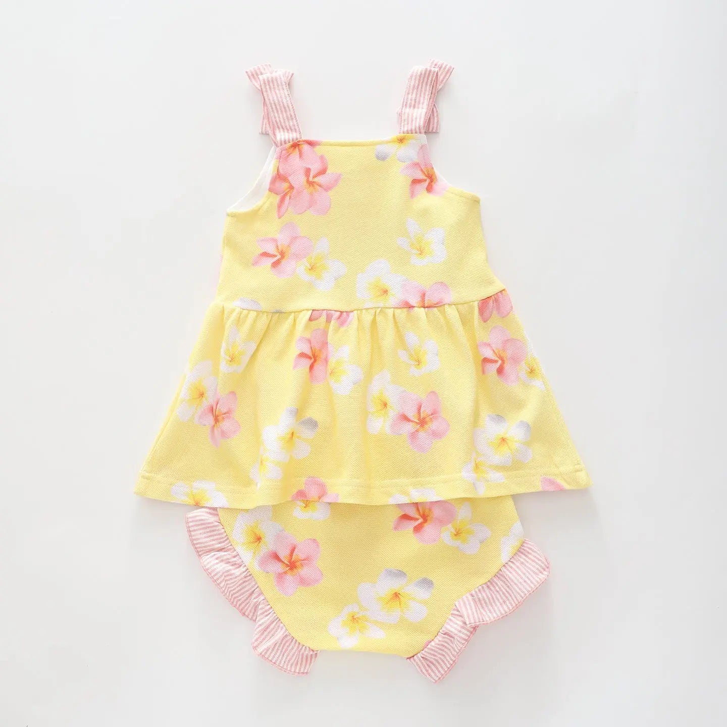 Sunshine Frangipani Top With Matching Bloomers Ollies Place