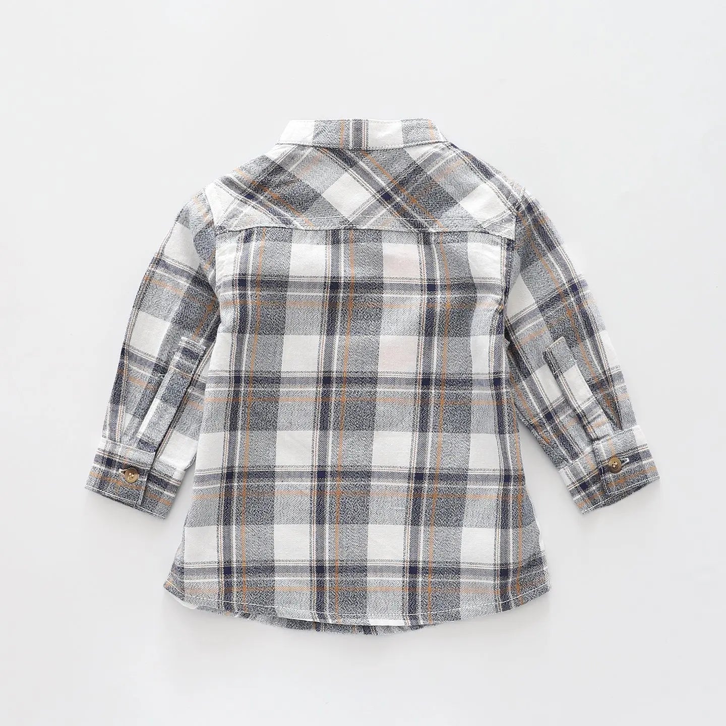 Tan Plaid, Infant Boys Button Down Shirt Ollies Place