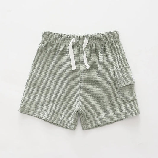 Textured Green Shorts Ollies Place