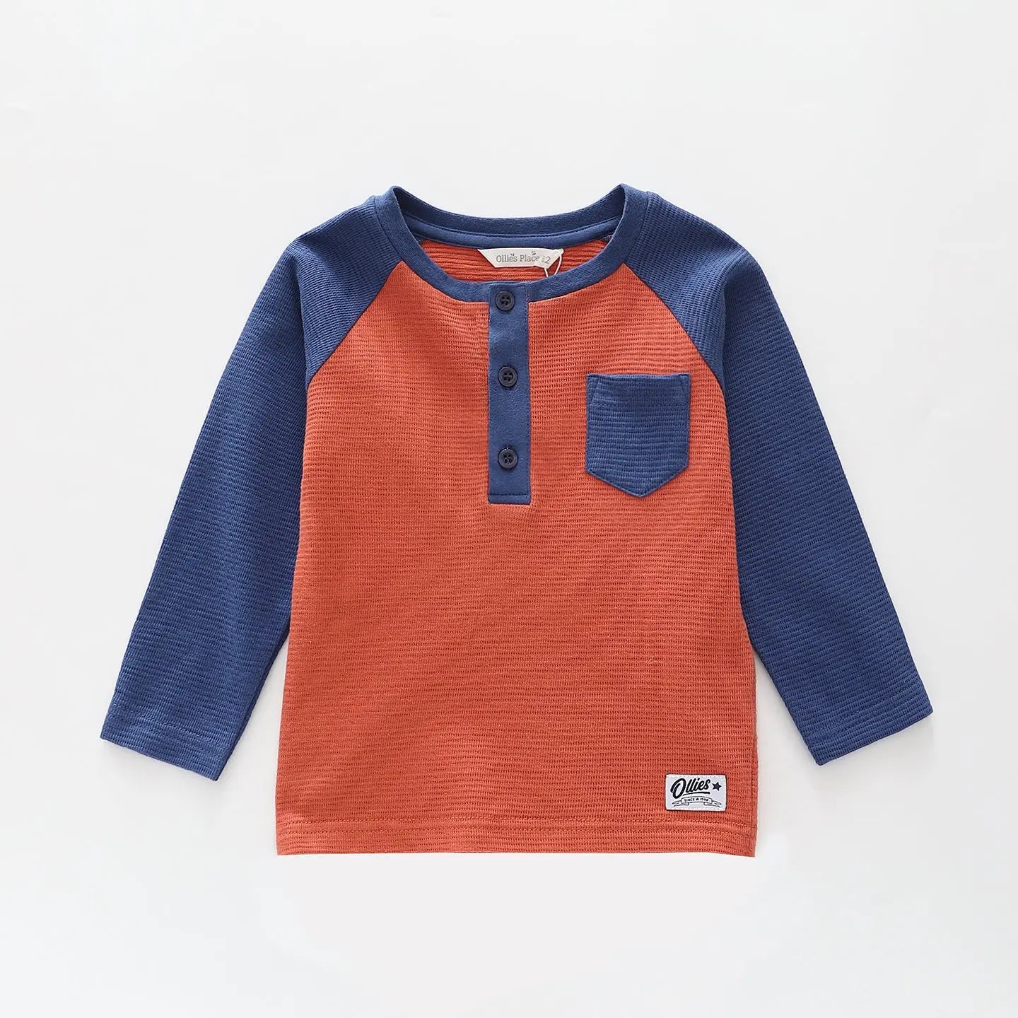 Textured Raglan Sleeve Top Ollies Place