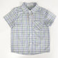 Thin Blue Check Collared Shirt Ollies Place