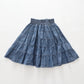 Tiered Chambray Skirt Ollies Place