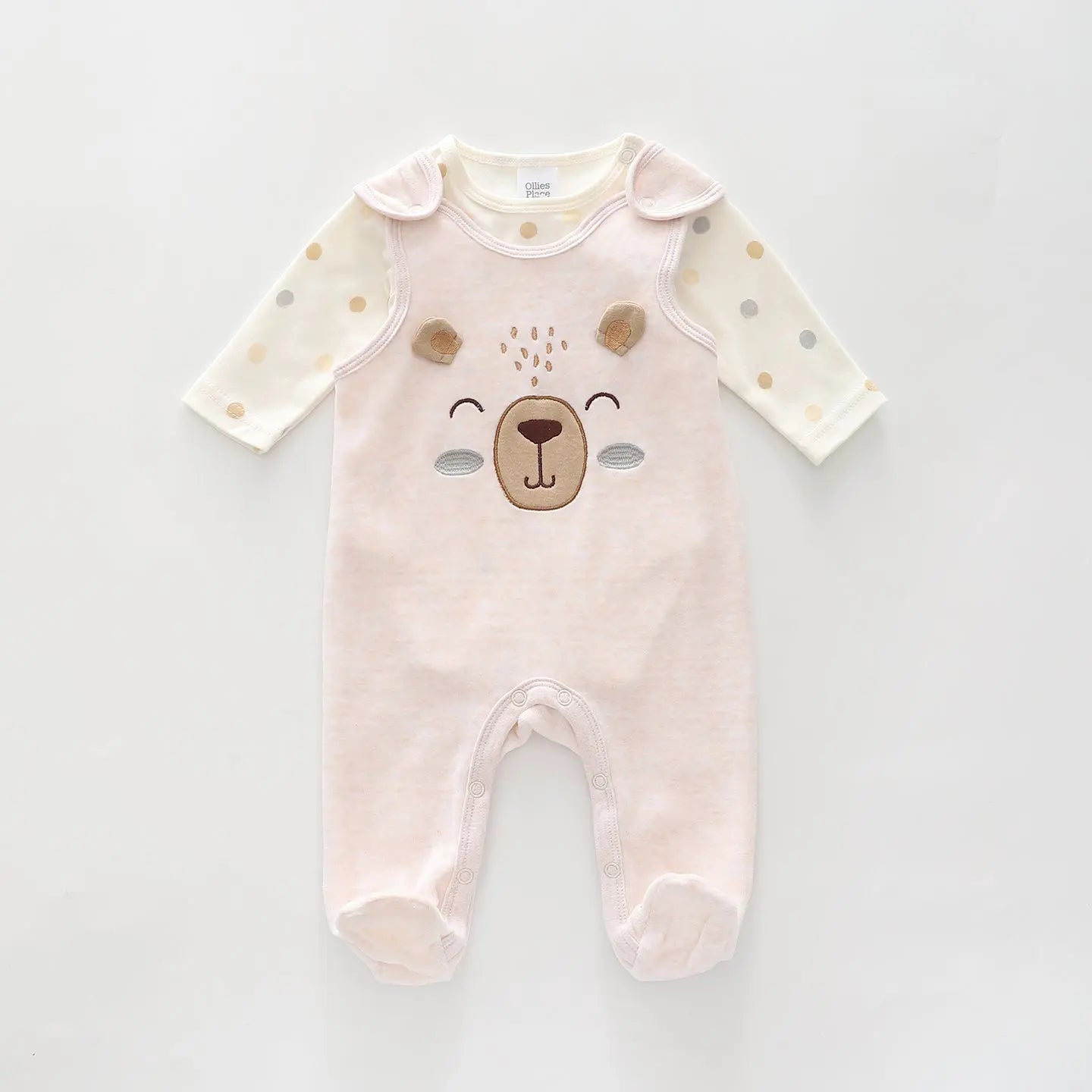 Tiny Bear, Baby Overalls Set Ollies Place