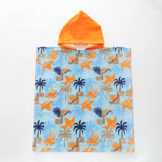 Tiny Dino Kids Poncho Towel Ollies Place