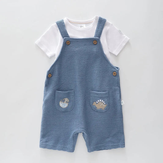 Tiny Dino Overalls Set Ollies Place
