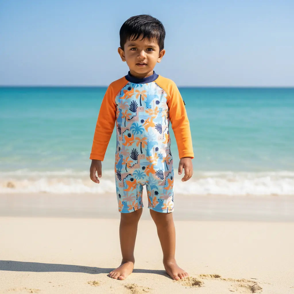 Tiny Dino Rashie Swimsuit Ollies Place