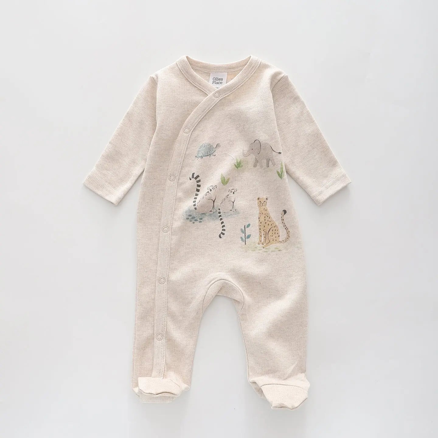 Tiny Safari, Baby Romper Ollies Place