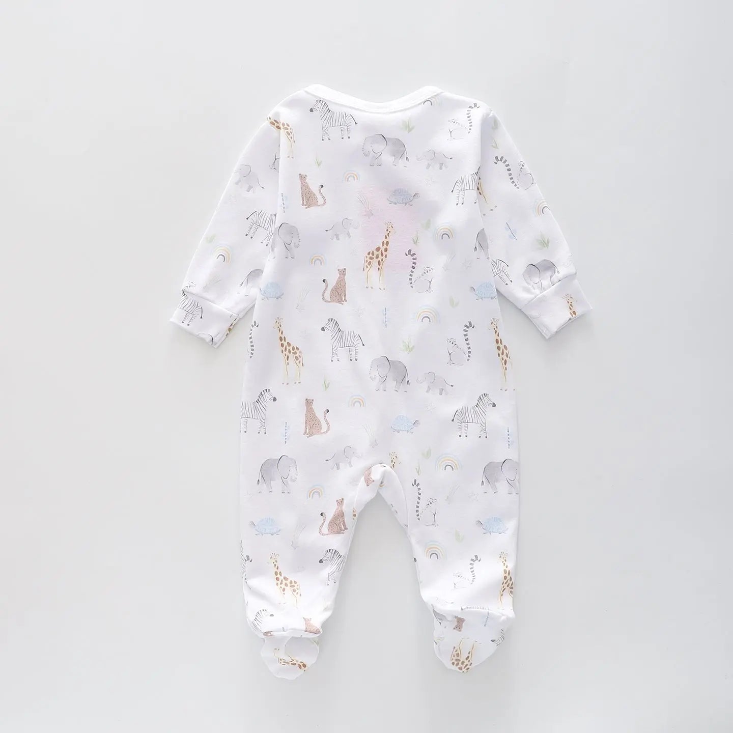 Tiny Safari, Baby Zip Romper Ollies Place