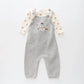Tiny Tiger Knit Overalls Set Ollies Place