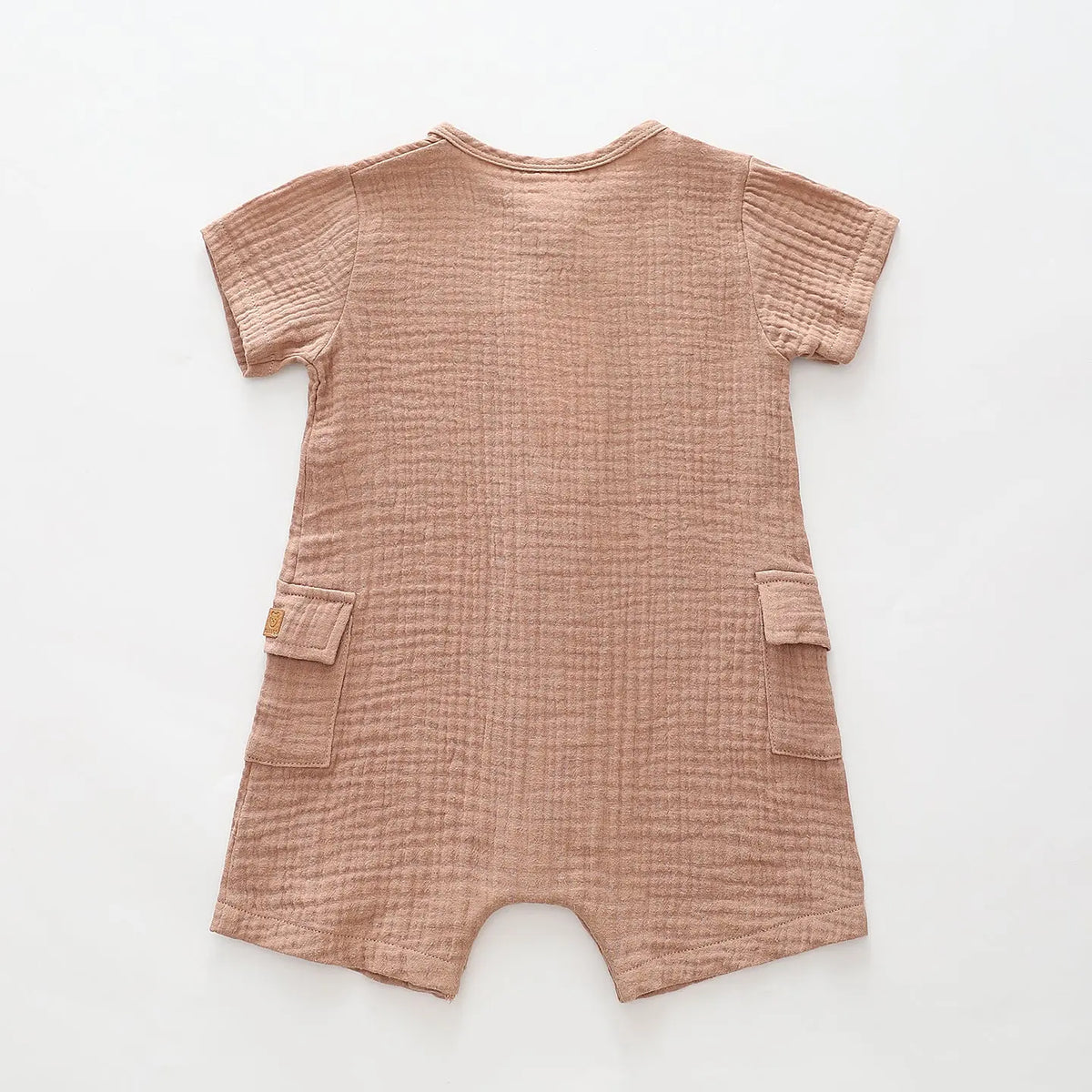 Tiny Trekker Cheesecloth Short Romper Ollies Place