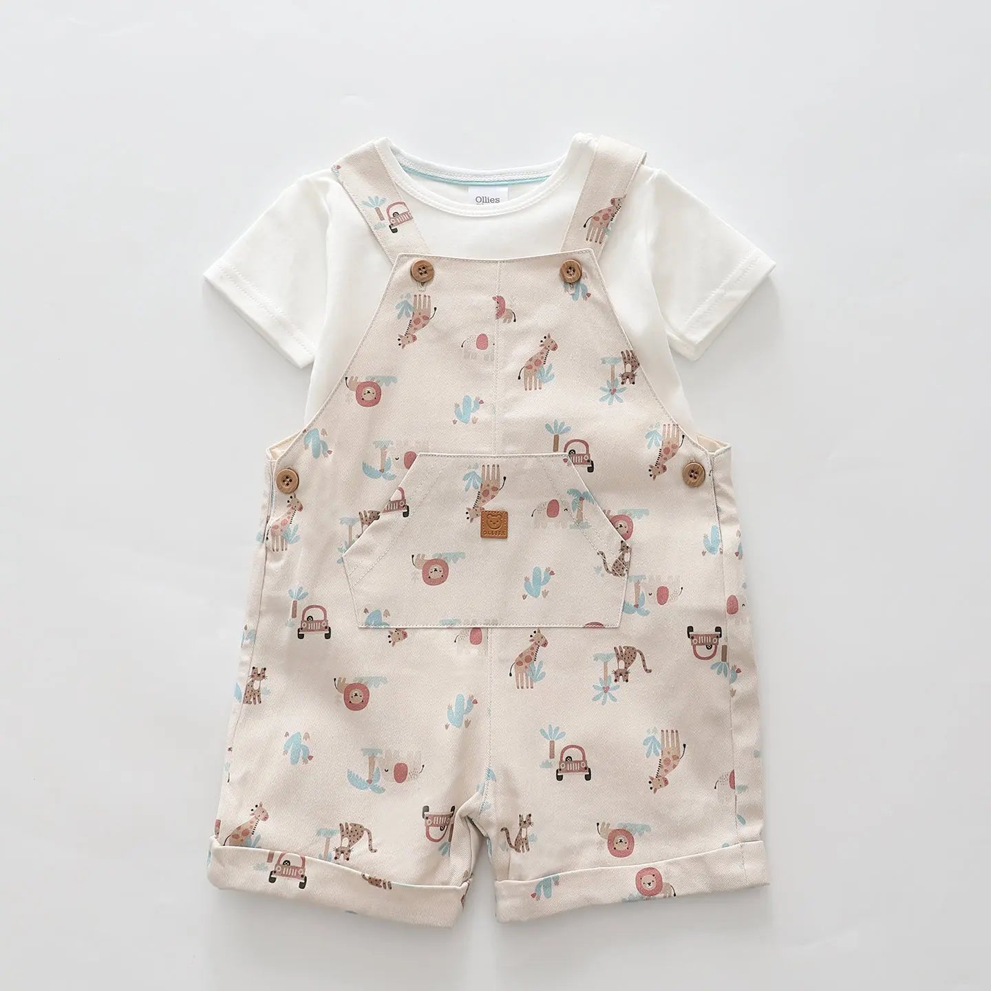 Tiny Trekker Shortalls Set Ollies Place