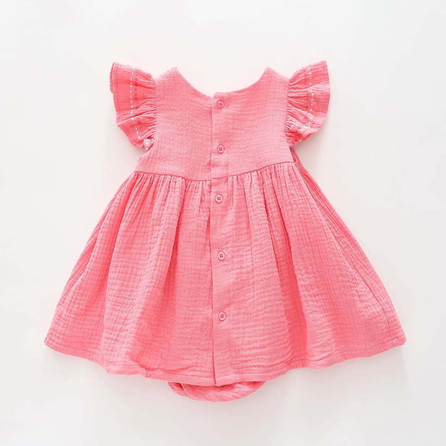 Toddler Girls, Pink Cheesecloth Dress Set Ollies Place