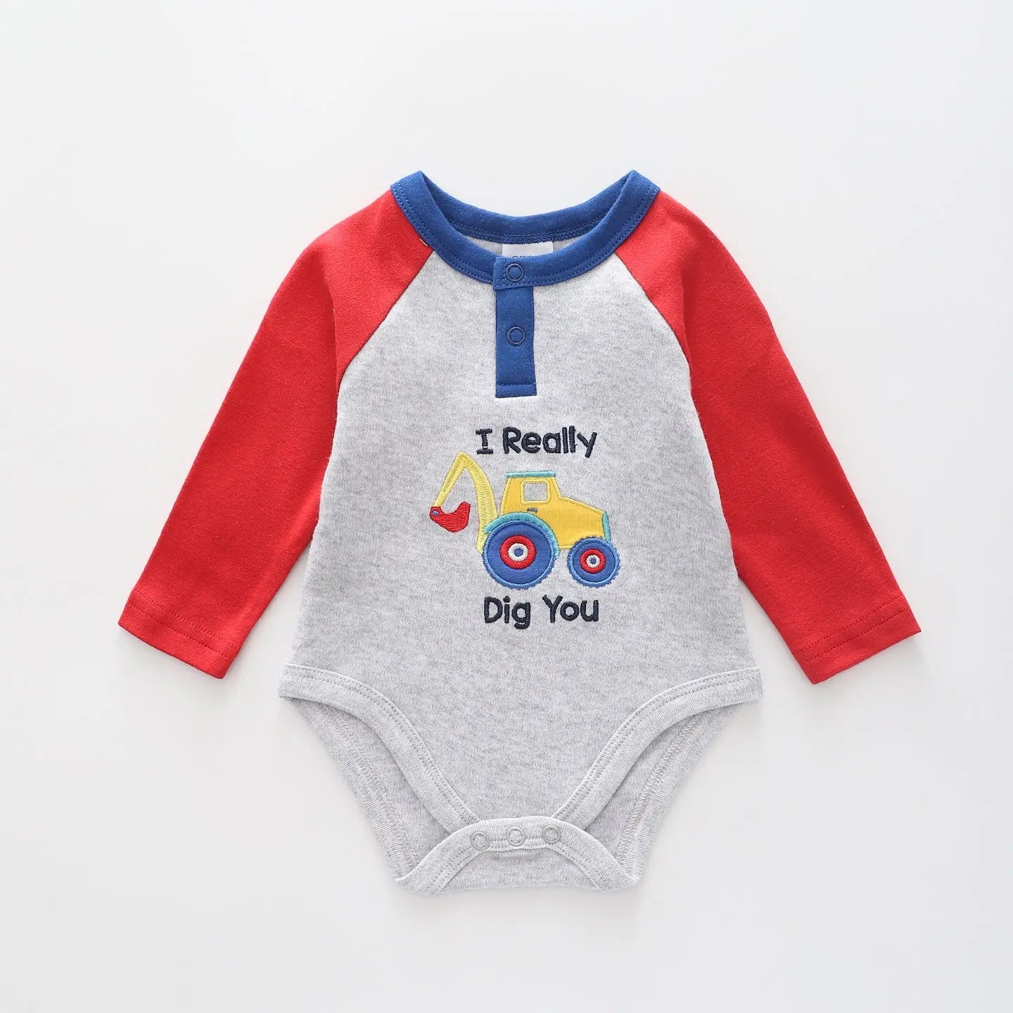 Tractor Fun, Baby Boys Bodysuit Ollies Place