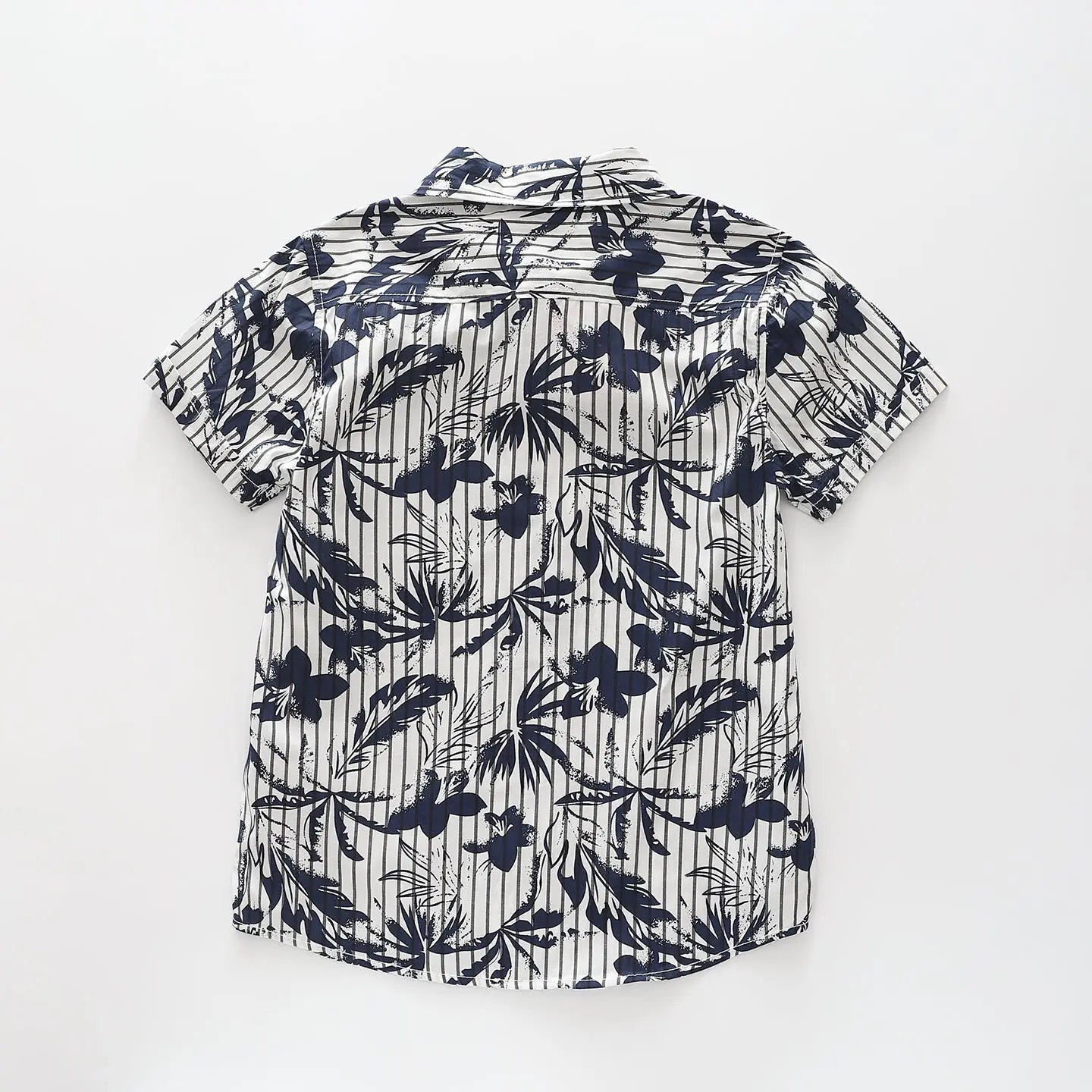 Tropical Print Collared Shirt Ollies Place