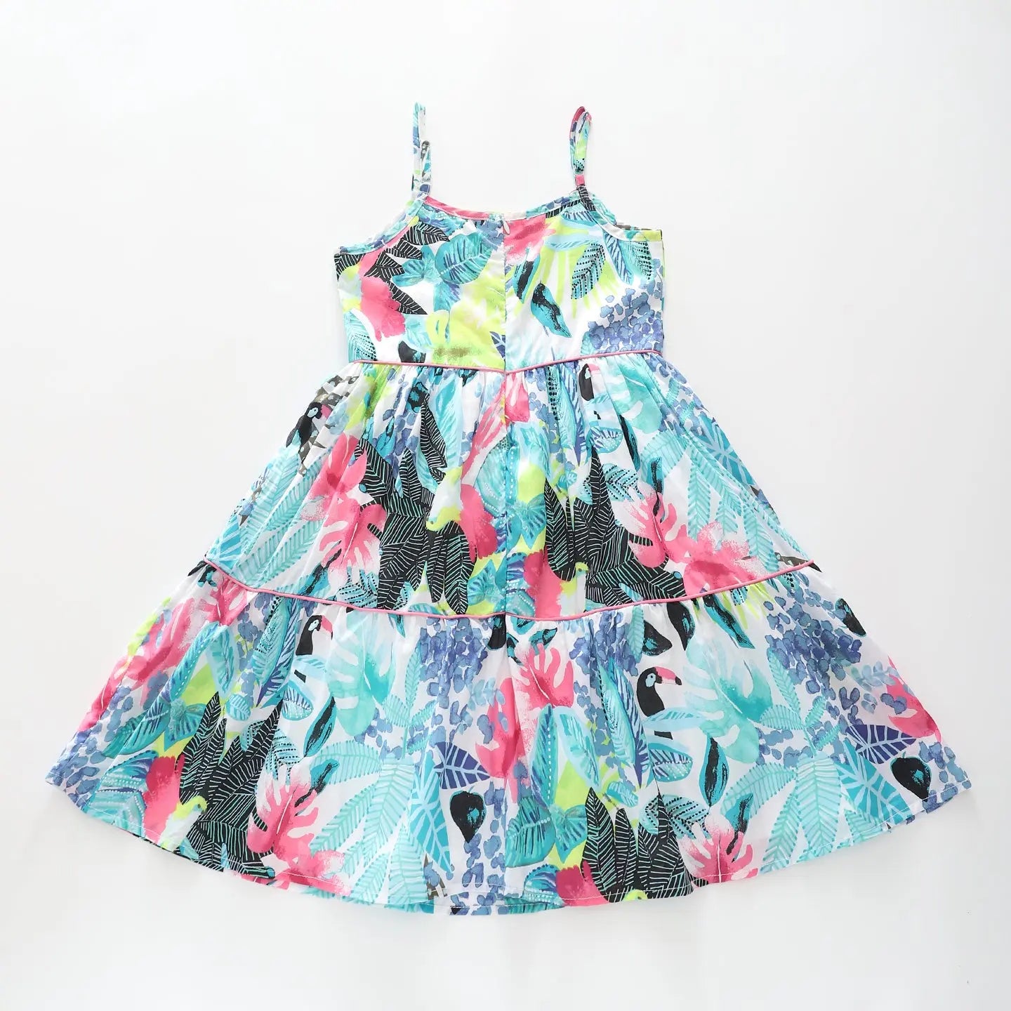 Tropical Print Midi Dress Ollies Place