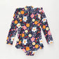 Tutti Fruity Long Sleeve Swimsuit Ollies Place