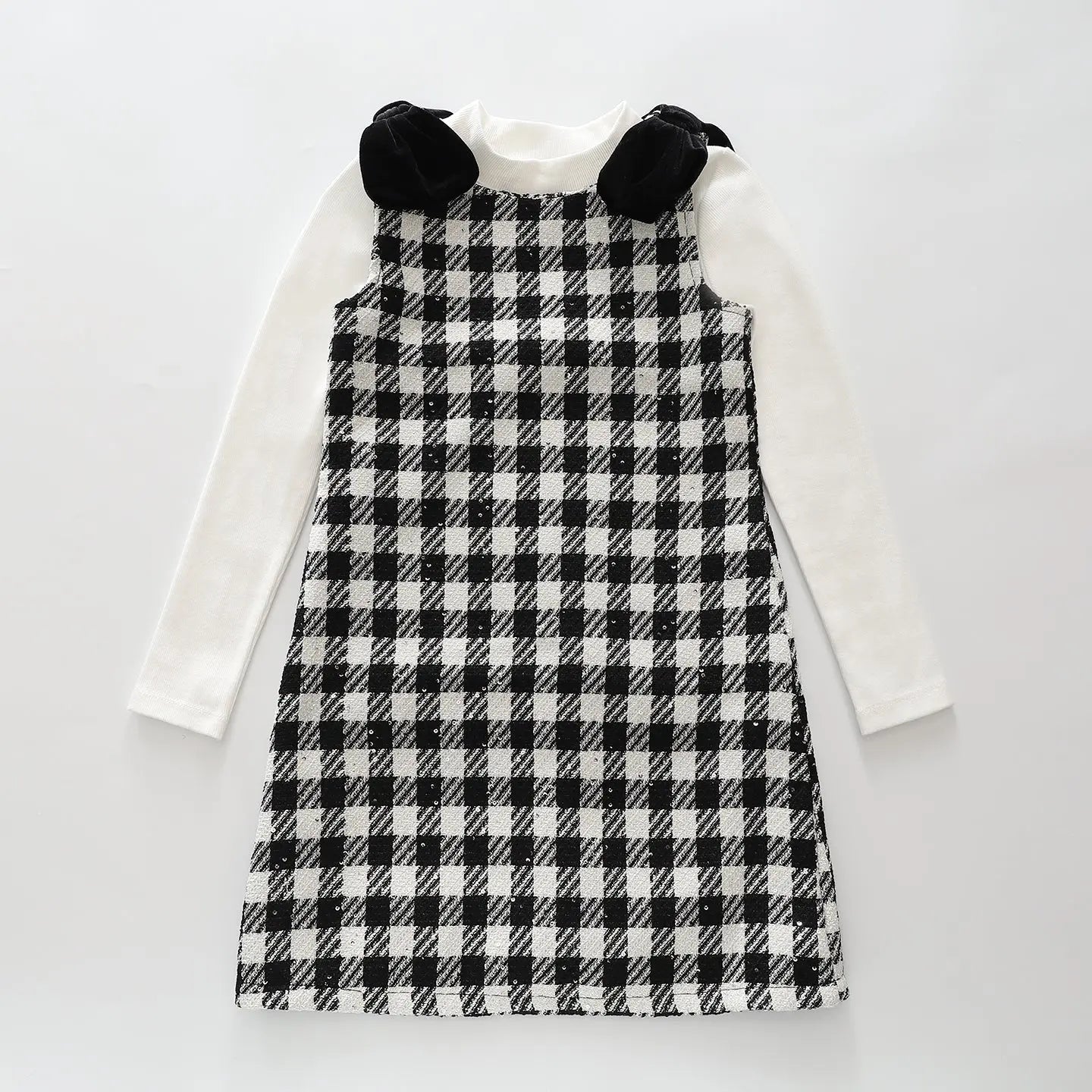 Tweed Check Dress Set Ollies Place