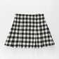 Tweed Check Mini Skirt Ollies Place