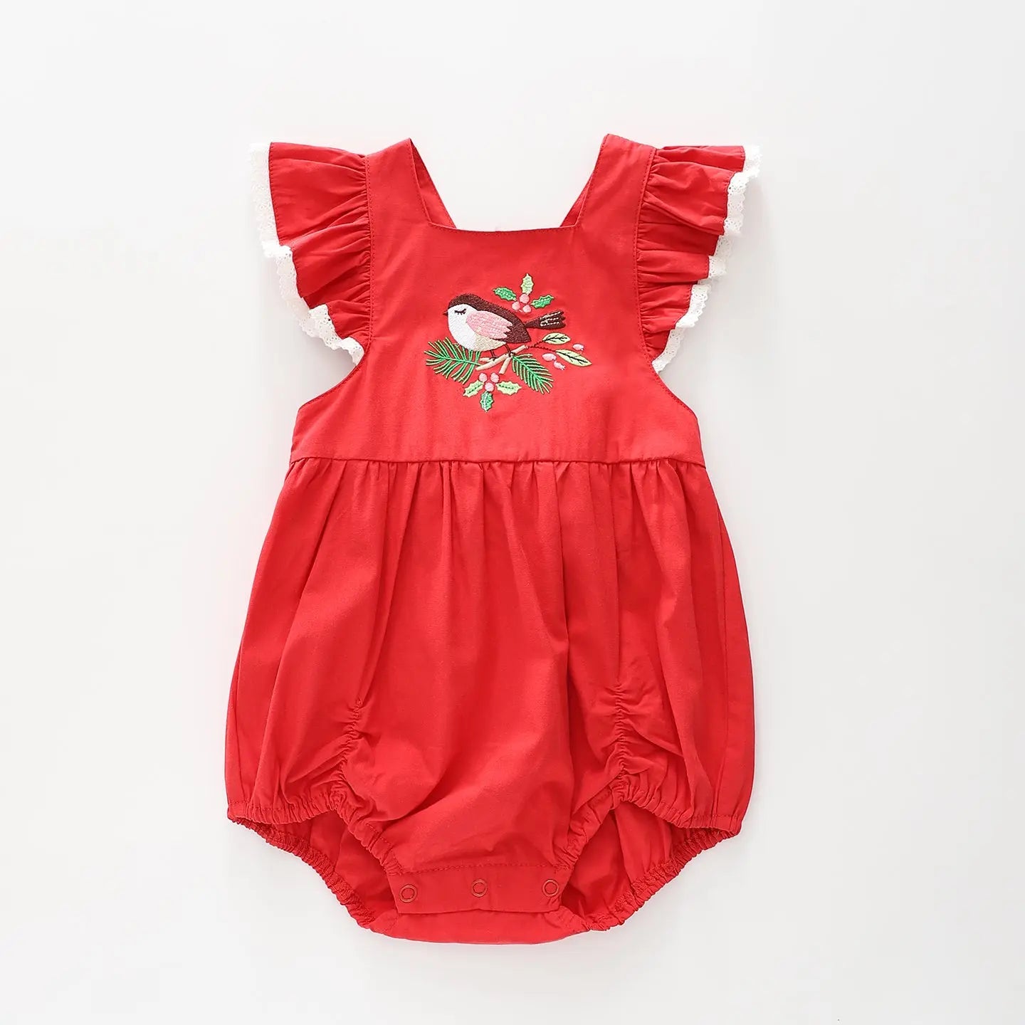 Tweet Christmas Ruffle Romper Ollies Place