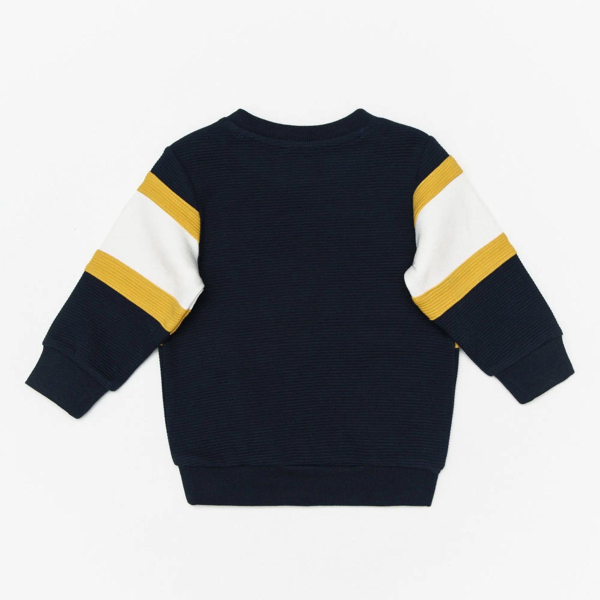 Varsity Kid Navy Play Sweater Top - Toddler Boy Ollies Place