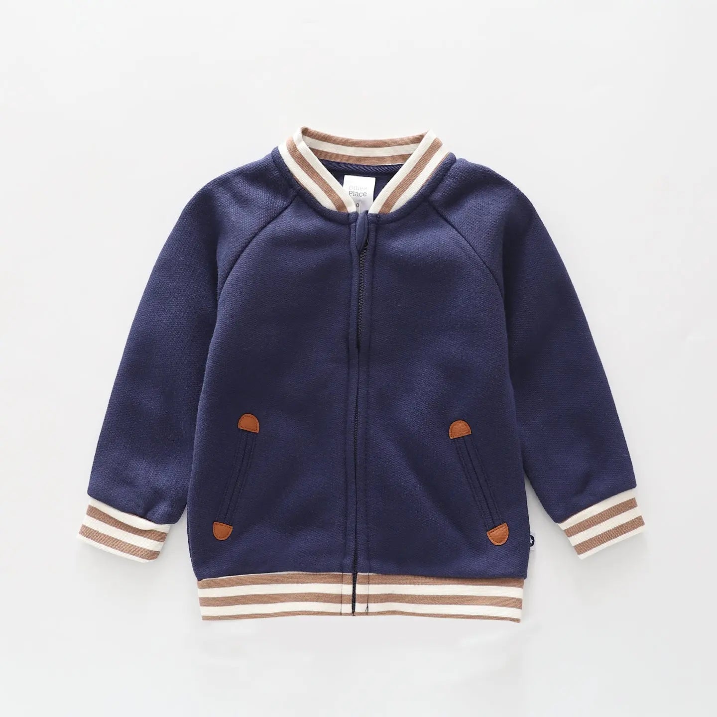 Varsity Stripe Jacket Ollies Place