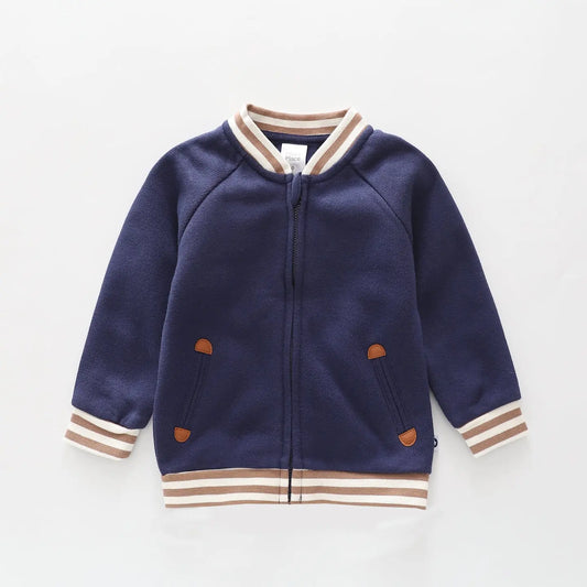 Varsity Stripe Jacket Ollies Place