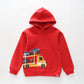 Vehicles Red Hoodie Sweatshirt Ollies Place