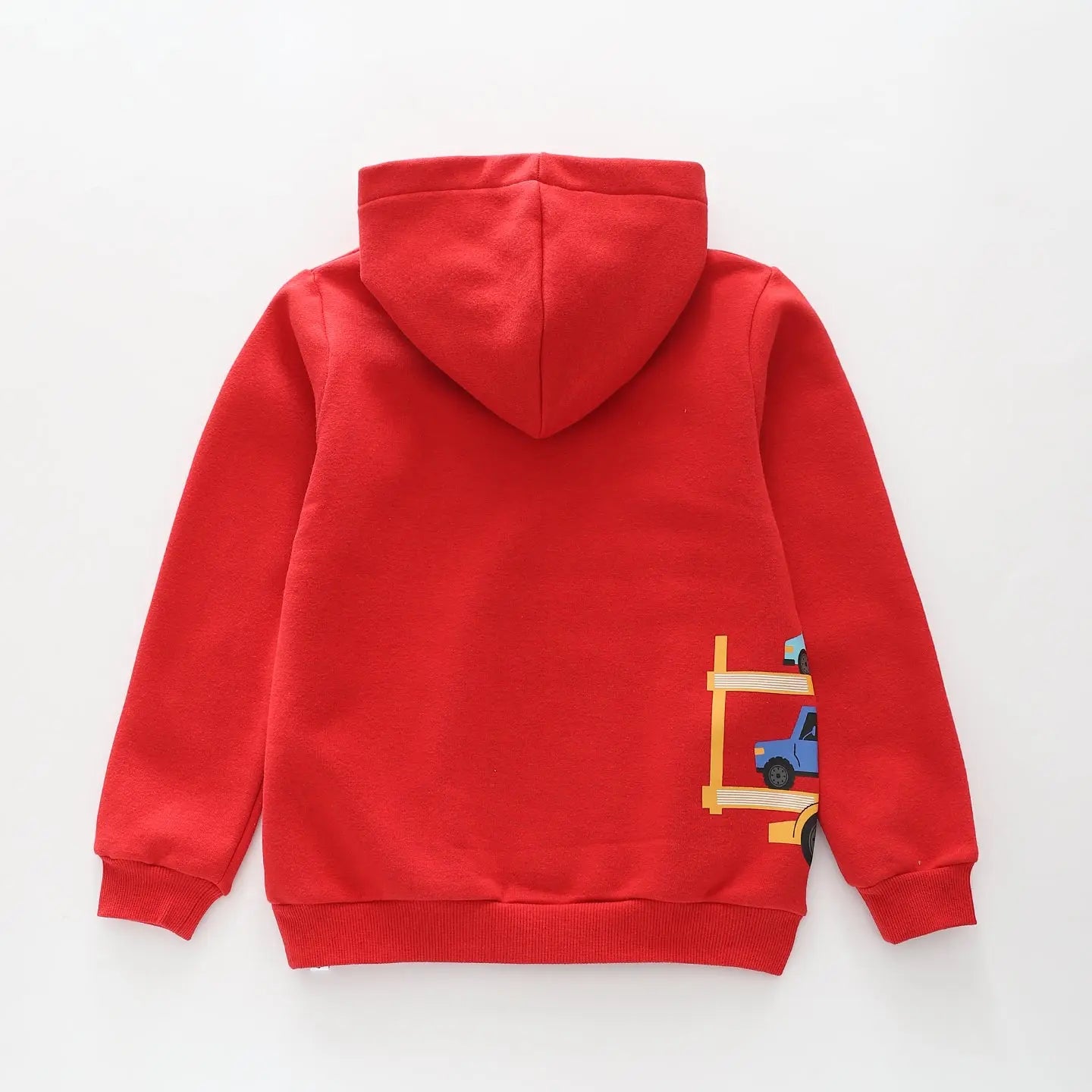 Vehicles Red Hoodie Sweatshirt Ollies Place