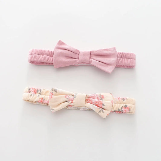 Vintage Bunny, Baby Girl Headbands 2 Pack Ollies Place