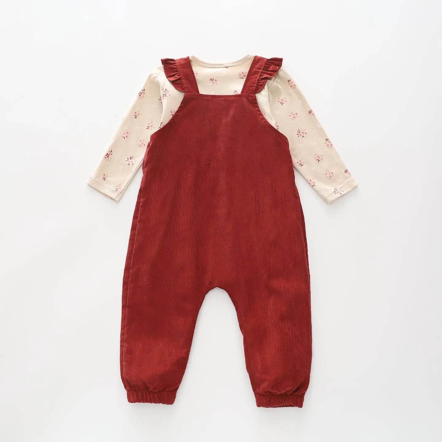 Vintage Burgundy Overalls Set Ollies Place