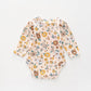 Vintage Deer, Baby Girl Romper Ollies Place