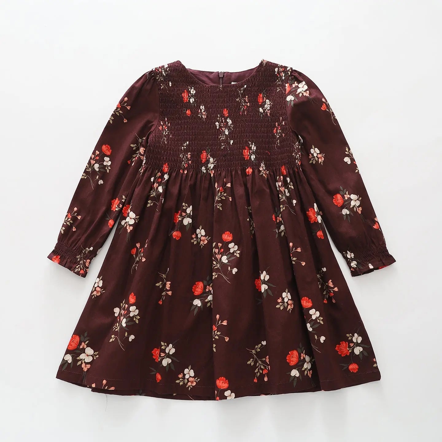 Vintage Floral Print Dress Ollies Place