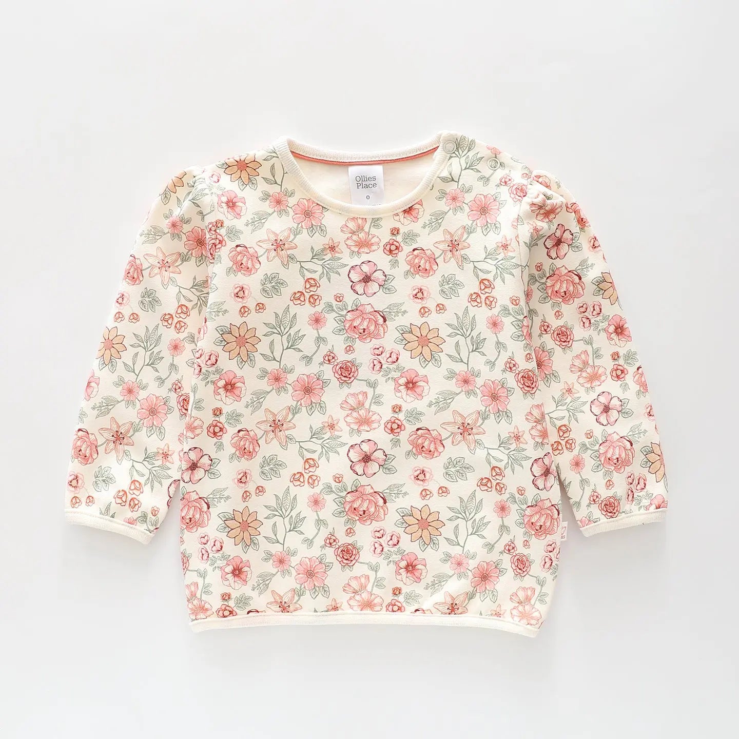 Vintage Floral Sweatshirt Ollies Place