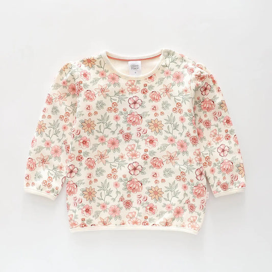 Vintage Floral Sweatshirt Ollies Place