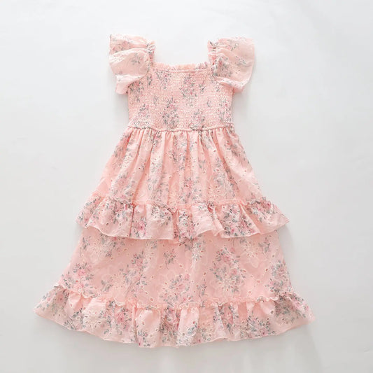 Vintage Florals Eyelet Dress Ollies Place