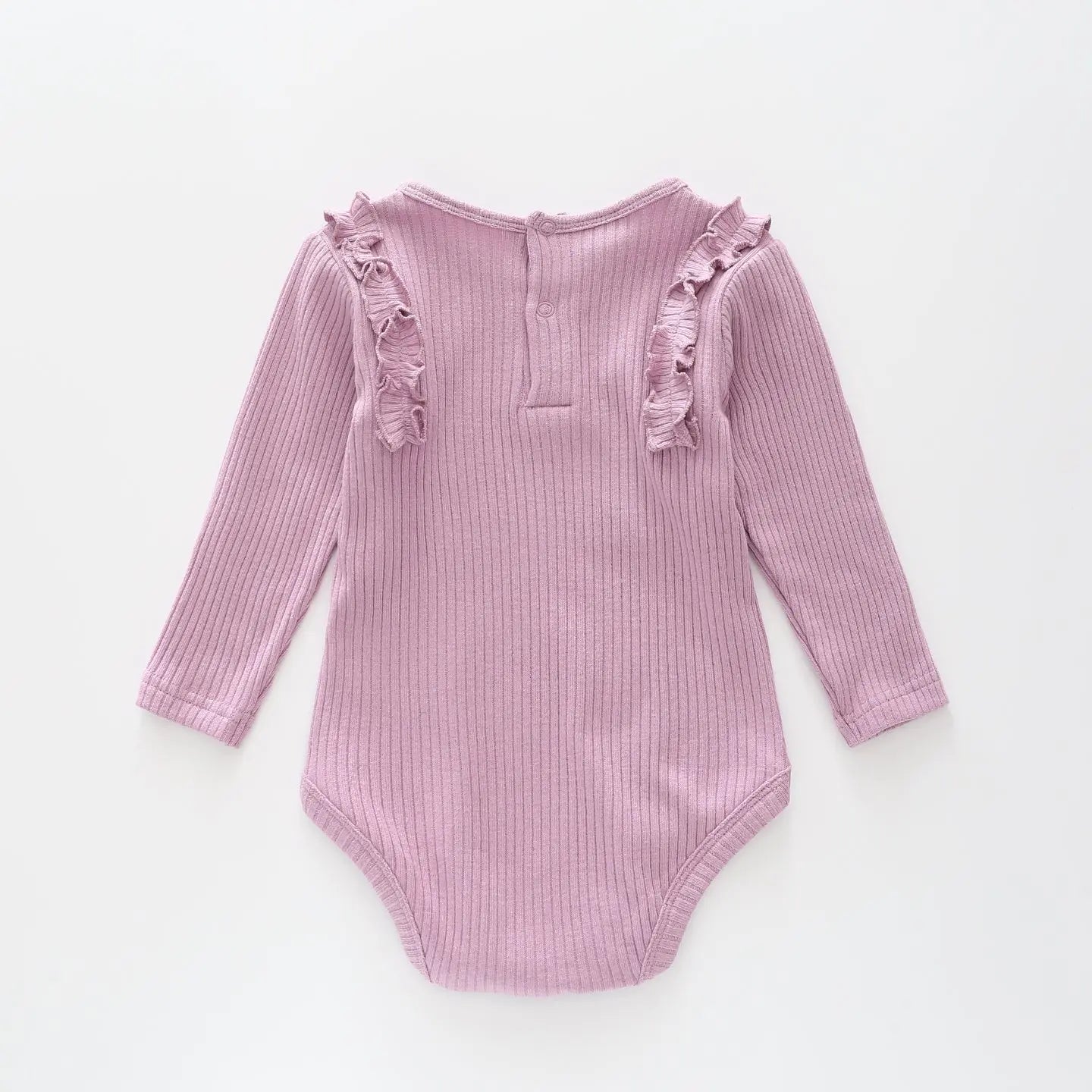 Vintage Mauve Rib Bodysuit Ollies Place