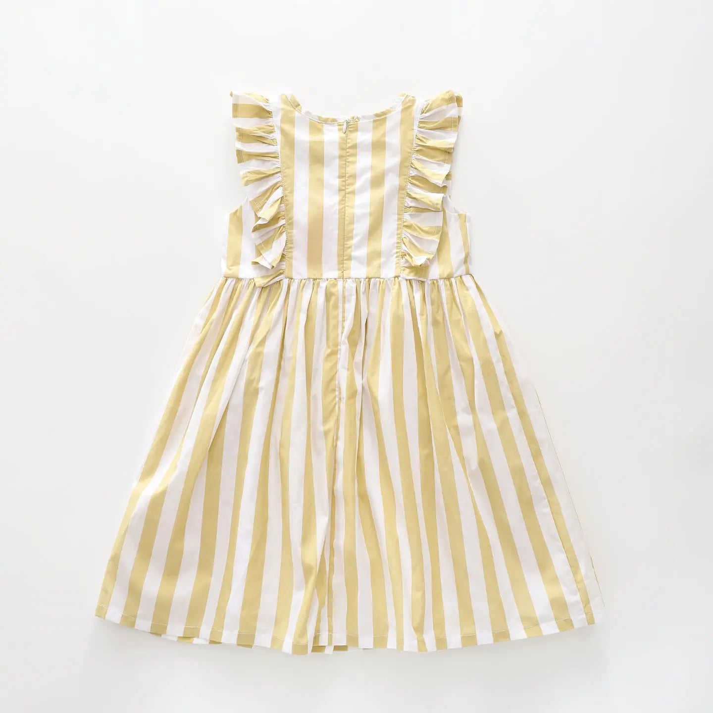 Vintage Yellow Striped Dress Ollies Place