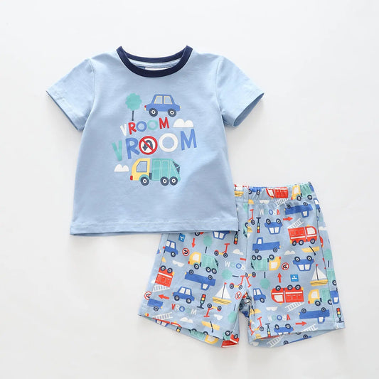Vroom Vroom Vehicles Short PJs Ollies Place