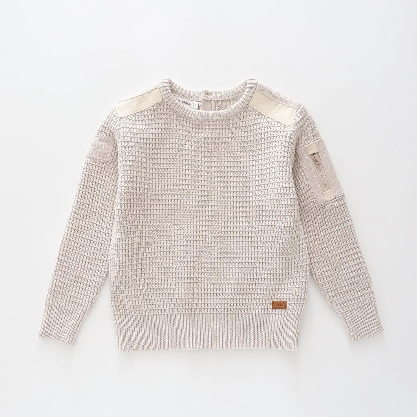 Waffle Knit Sweater Ollies Place