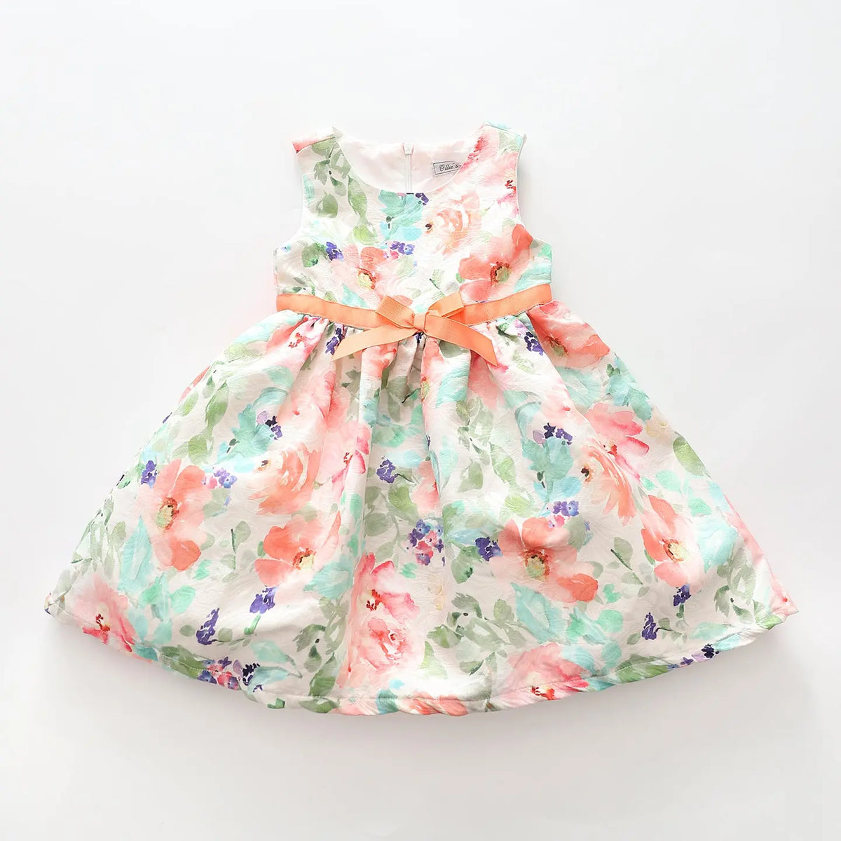 Watercolour Flowers Party Dress Ollies Place